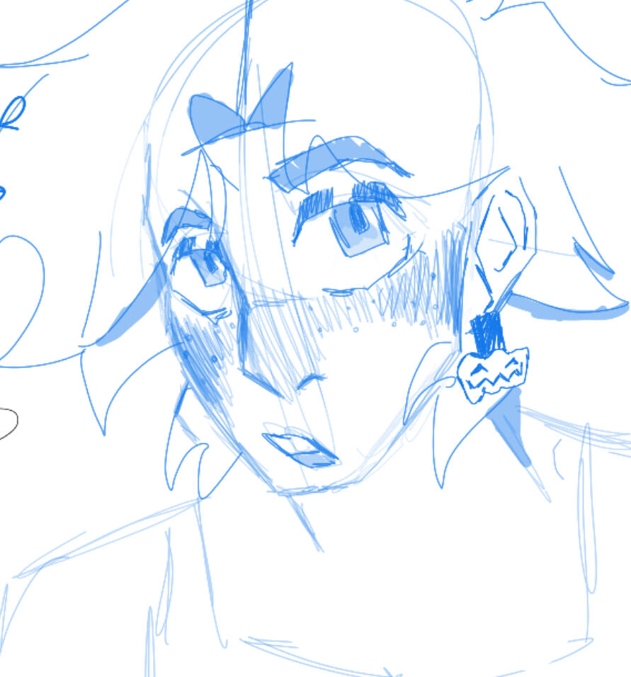 A sketch portrait done for Skye Hall